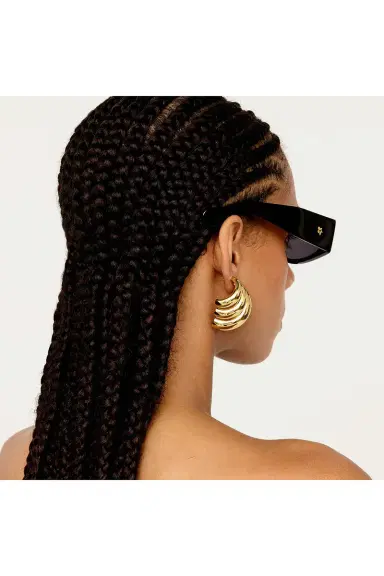 éliou Tripla Hoop Earrings | Thumbnail 3