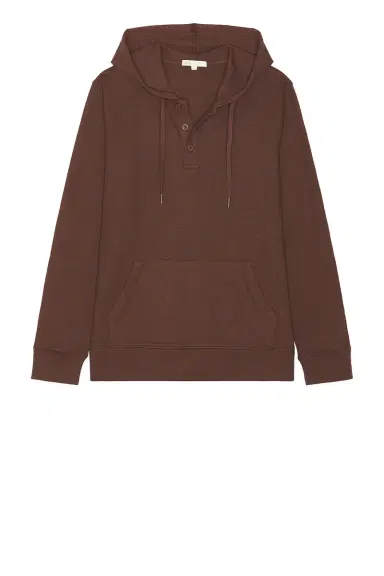 Onia Waffle Half Button Hoodie | Thumbnail 6
