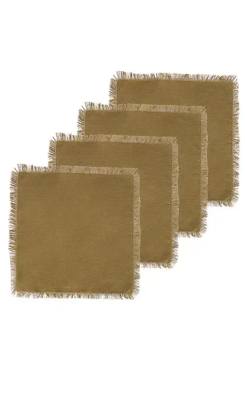 HAWKINS NEW YORK Essential Set Of 4 Cocktail Napkins