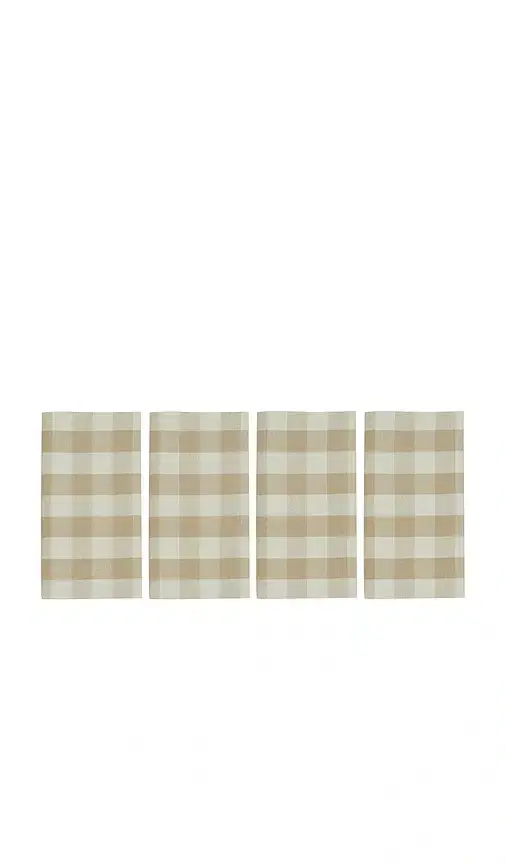 HAWKINS NEW YORK Essential Gingham Napkins Set Of 4
