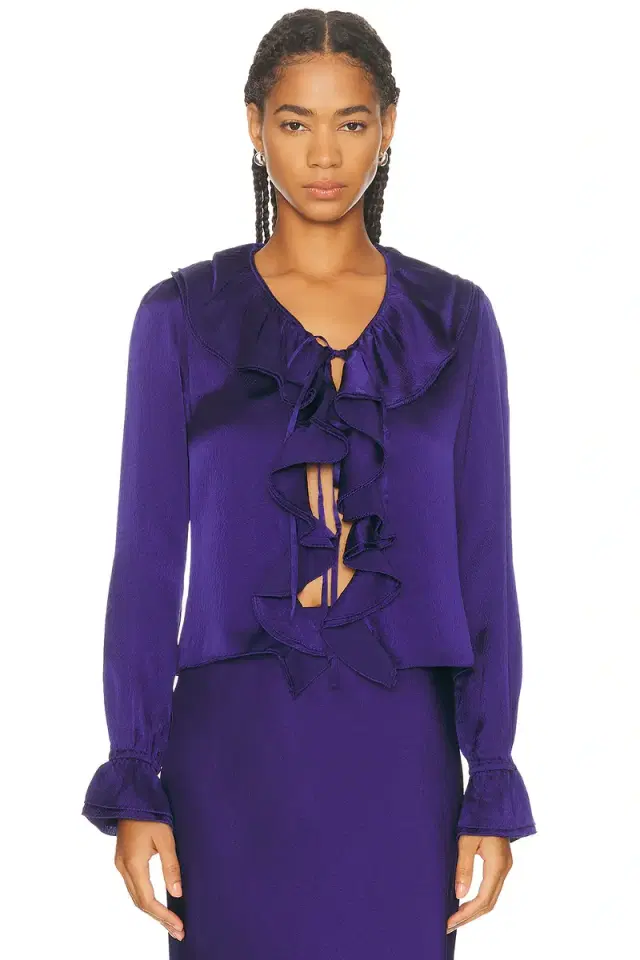 Dream Souvenir Flounce Blouse