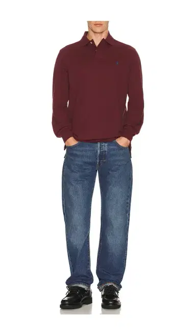 Polo Ralph Lauren Long Sleeve Mesh Polo | Thumbnail 2
