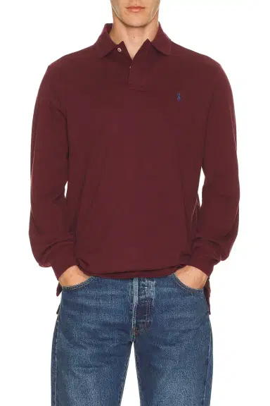 Polo Ralph Lauren Long Sleeve Mesh Polo | Thumbnail 3
