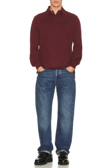 Polo Ralph Lauren Long Sleeve Mesh Polo | Thumbnail 4