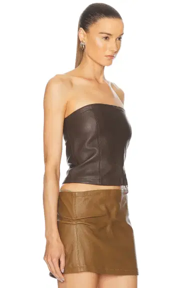 Jade Cropper Leather Bustier Top | Thumbnail 2 Jade Cropper Leather Bustier Top | Thumbnail 2