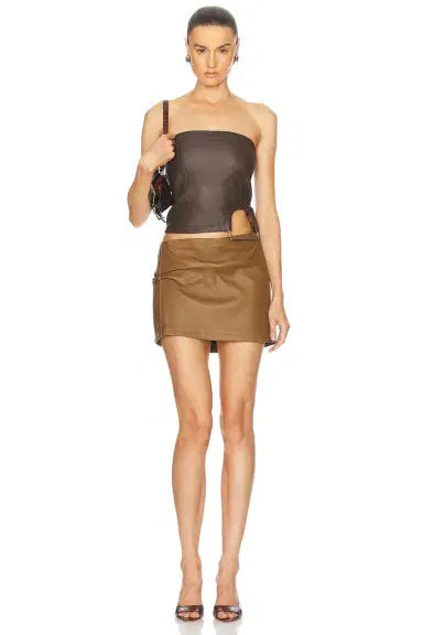 Jade Cropper Leather Bustier Top | Thumbnail 5 Jade Cropper Leather Bustier Top | Thumbnail 5