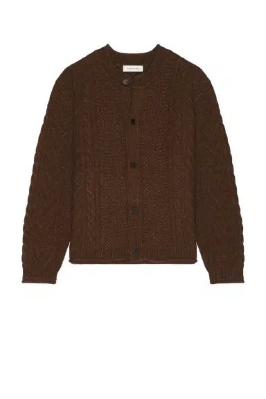 LE 17 SEPTEMBRE Twisted Round Neck Cardigan | Thumbnail 6