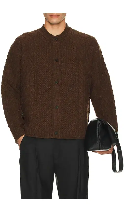 LE 17 SEPTEMBRE Twisted Round Neck Cardigan