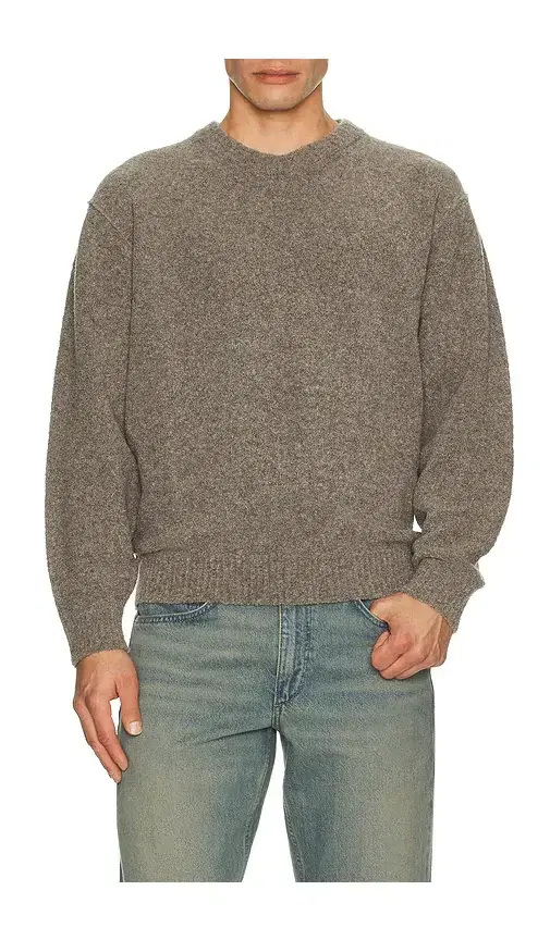 Le17Septembre Boucle Reverse Seam Pullover