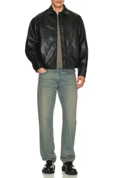 LE 17 SEPTEMBRE Faux Leather Jacket | Thumbnail 3