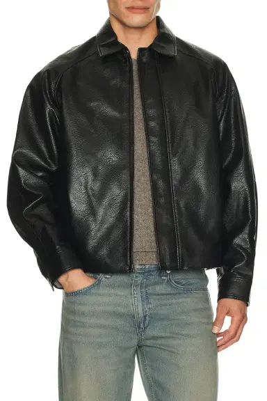 LE 17 SEPTEMBRE Faux Leather Jacket | Thumbnail 1
