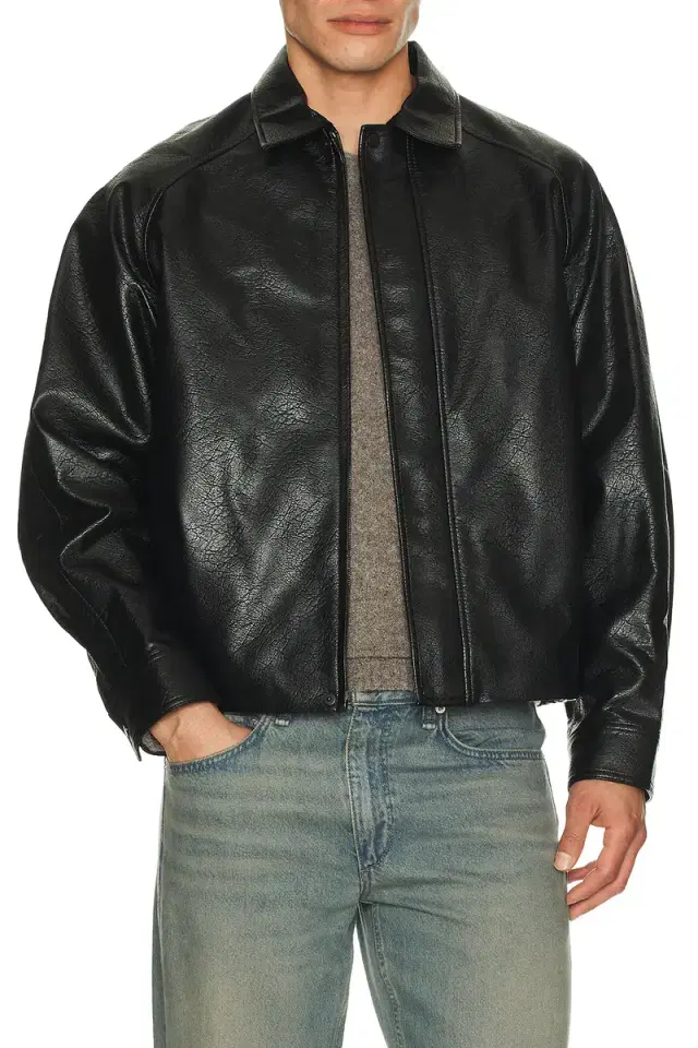 Faux Leather Jacket