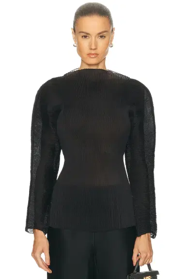RÓHE Sculptural Plisse Top | Thumbnail 1