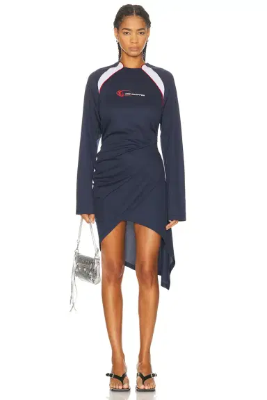 Jade Cropper Draped Twisted Sport Dress | Thumbnail 1 Jade Cropper Draped Twisted Sport Dress | Thumbnail 1
