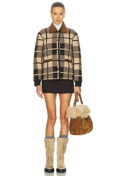 Guest In Residence Quilted Plaid Liner Jacket | Thumbnail 5