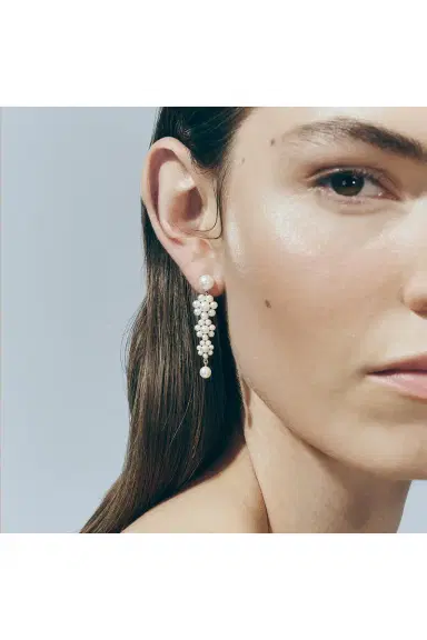 Sophie Bille Brahe Petite Margurite Fleur Earrings | Thumbnail 3