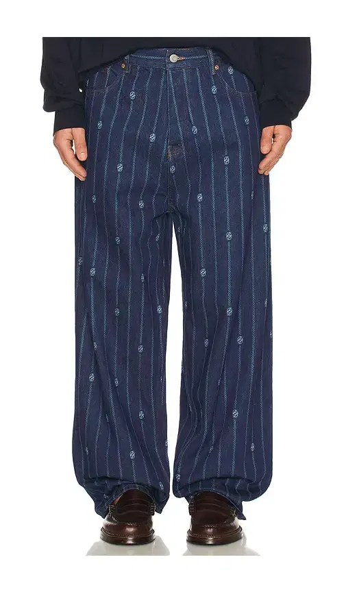 Drôle de Monsieur Le Jean Baggy Monogramme