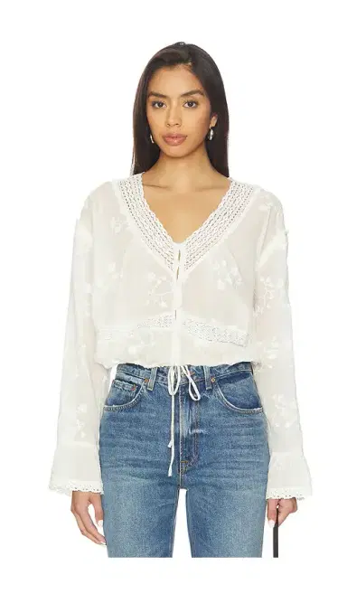 Free People Sweet Love Blouse | Thumbnail 1