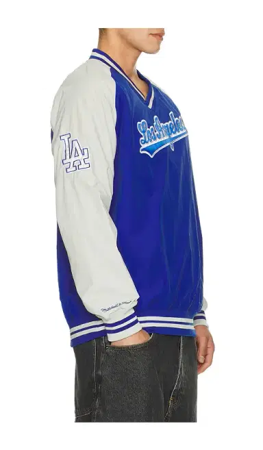 Mitchell & Ness MLB Dodgers Nylon Pullover Jacket | Thumbnail 2 Mitchell & Ness MLB Dodgers Nylon Pullover Jacket | Thumbnail 2