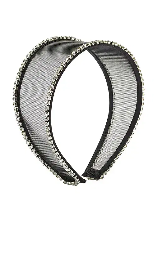 LELET NY Ella Mesh Crystal Headband