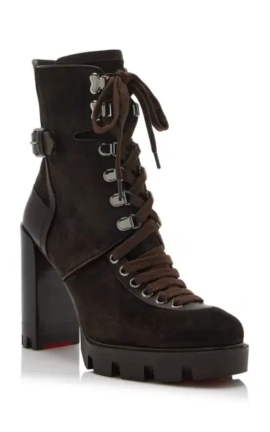 Christian Louboutin New Macademia 100mm Leather Ankle Boots | Thumbnail 4 Christian Louboutin New Macademia 100mm Leather Ankle Boots | Thumbnail 4