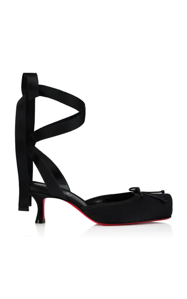 Christian Louboutin Cassia 55mm Crepe Satin Pumps