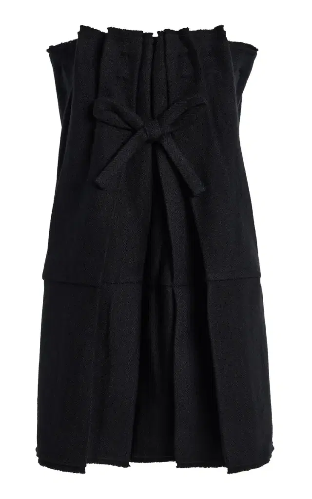 Chevron Wool Mini Dress
