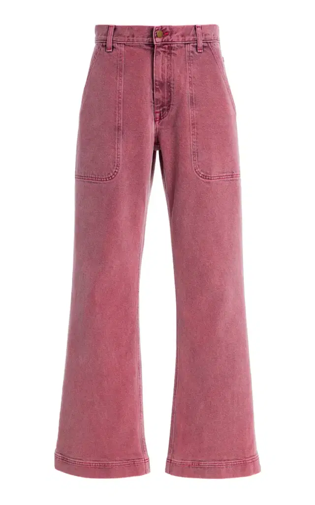 Sanderlak Rigid Low-Rise Flared Utility Jean