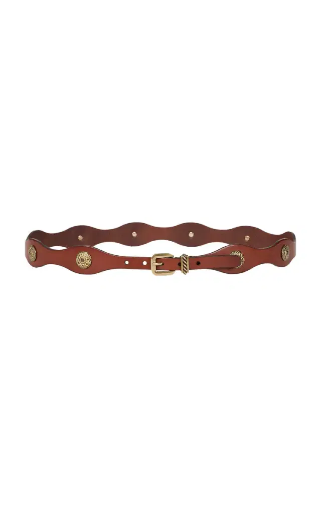 Etro Leather Brass Belt