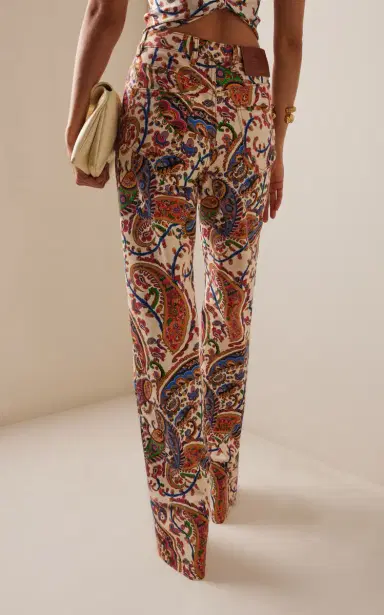 Etro Stretch Mid-Rise Bootcut Jeans | Thumbnail 4 Etro Stretch Mid-Rise Bootcut Jeans | Thumbnail 4