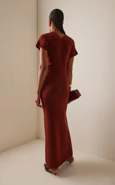 Proenza Schouler Abie Boiled-Wool Maxi Dress | Thumbnail 4