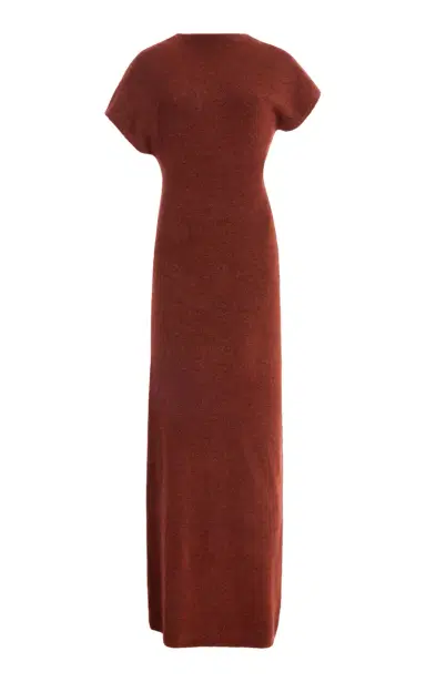 Proenza Schouler Abie Boiled-Wool Maxi Dress | Thumbnail 1
