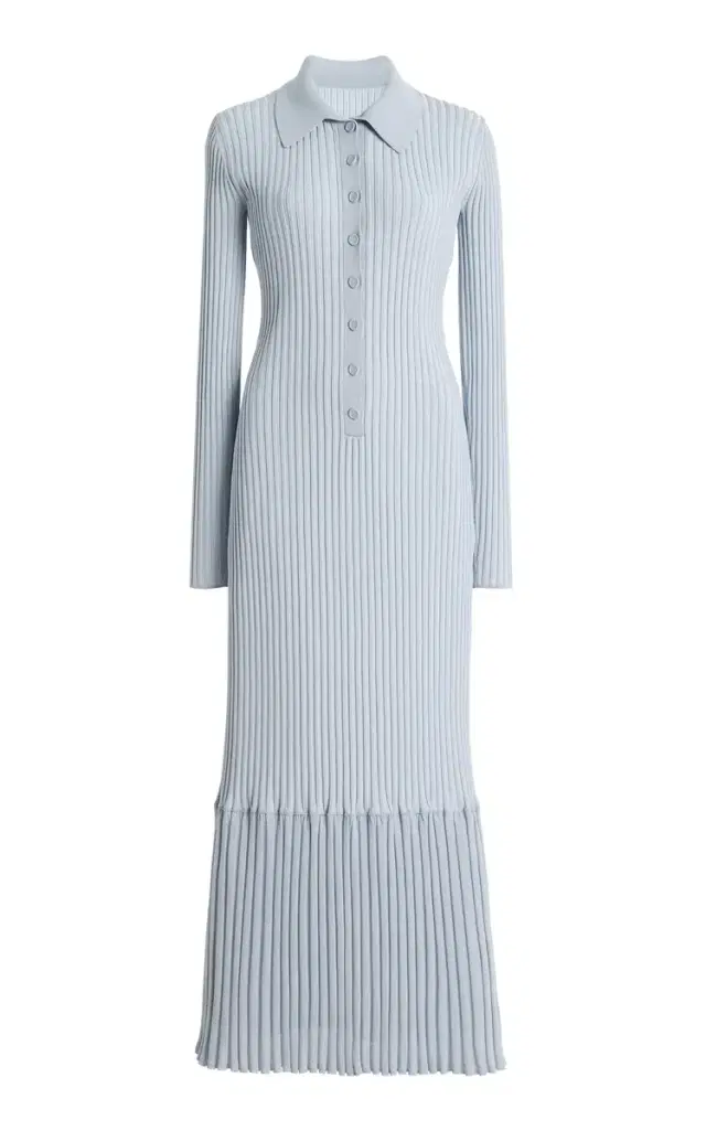 Proenza Schouler Luiza Ribbed-Knit Midi Dress