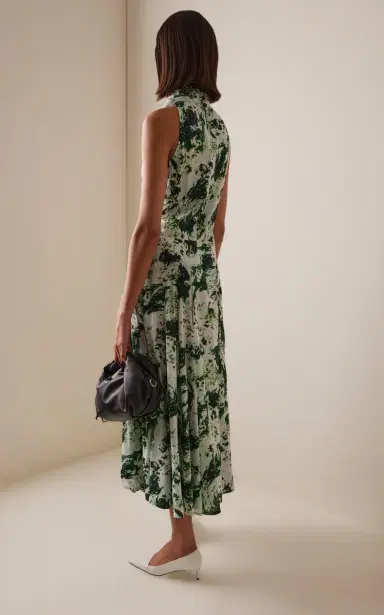 Proenza Schouler Adelide Printed Midi Dress | Thumbnail 4 Proenza Schouler Adelide Printed Midi Dress | Thumbnail 4