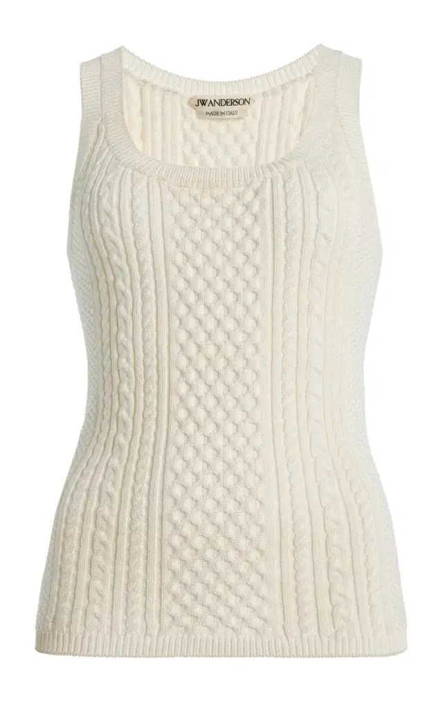 JW Anderson Cable-Knit Tank Top