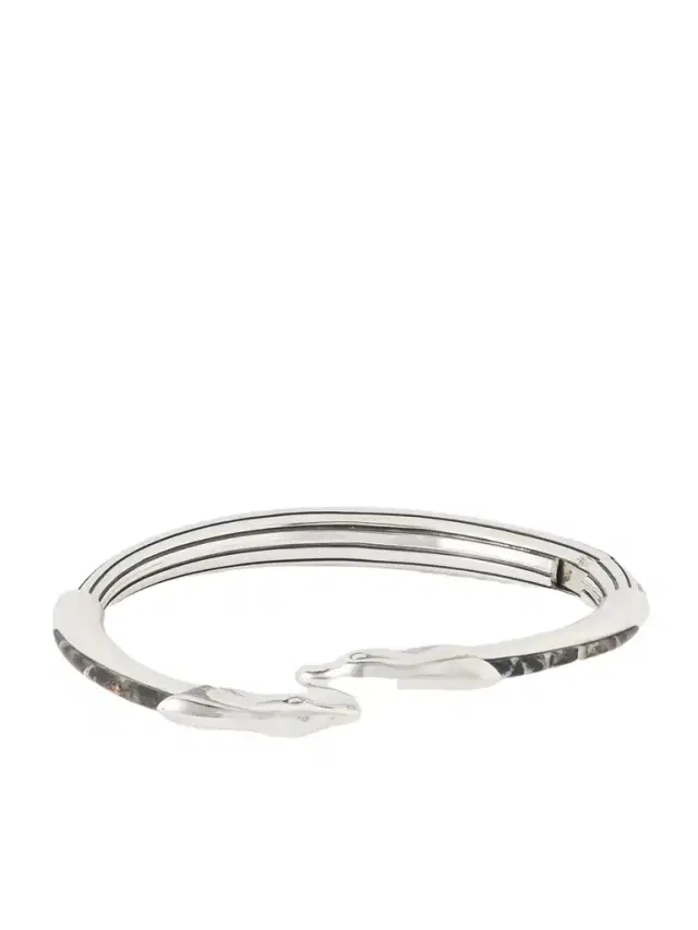 Jacques Marie Mage Atian Sterling Silver and White Buffalo Turquoise Cuff - Men