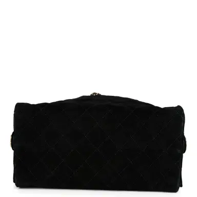 Chanel Chanel Medium 25 Hobo Bag Black Suede Antique Gold Hardware | Thumbnail 7 Chanel Chanel Medium 25 Hobo Bag Black Suede Antique Gold Hardware | Thumbnail 7