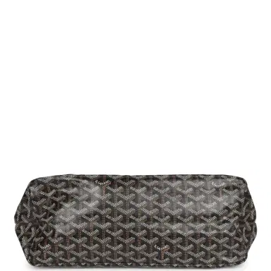 goyard Goyard Goyardine Black and Brown Boheme PM Hobo Bag Palladium Hardware | Thumbnail 6