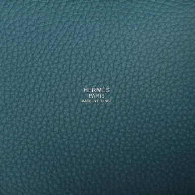 HERMÈS Hermes Picotin Lock 18 Blue Jean Clemence Palladium Hardware | Thumbnail 7