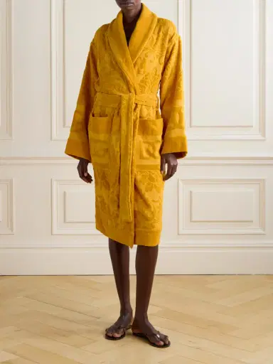 Dolce & Gabbana Cotton-terry Jacquard Robe | Thumbnail 2 Dolce & Gabbana Cotton-terry Jacquard Robe | Thumbnail 2