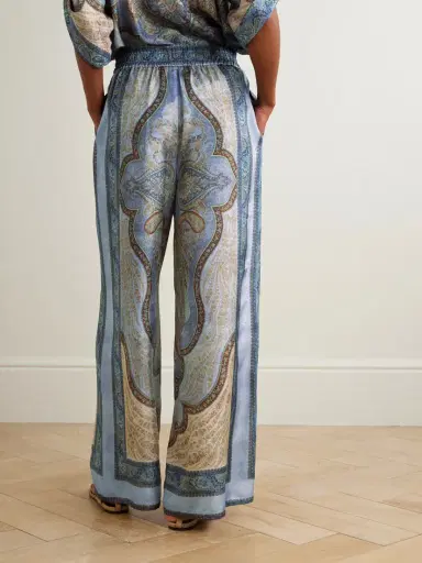 Zimmermann Wanderlust Printed Silk-habotai Wide-leg Pants | Thumbnail 4 Zimmermann Wanderlust Printed Silk-habotai Wide-leg Pants | Thumbnail 4
