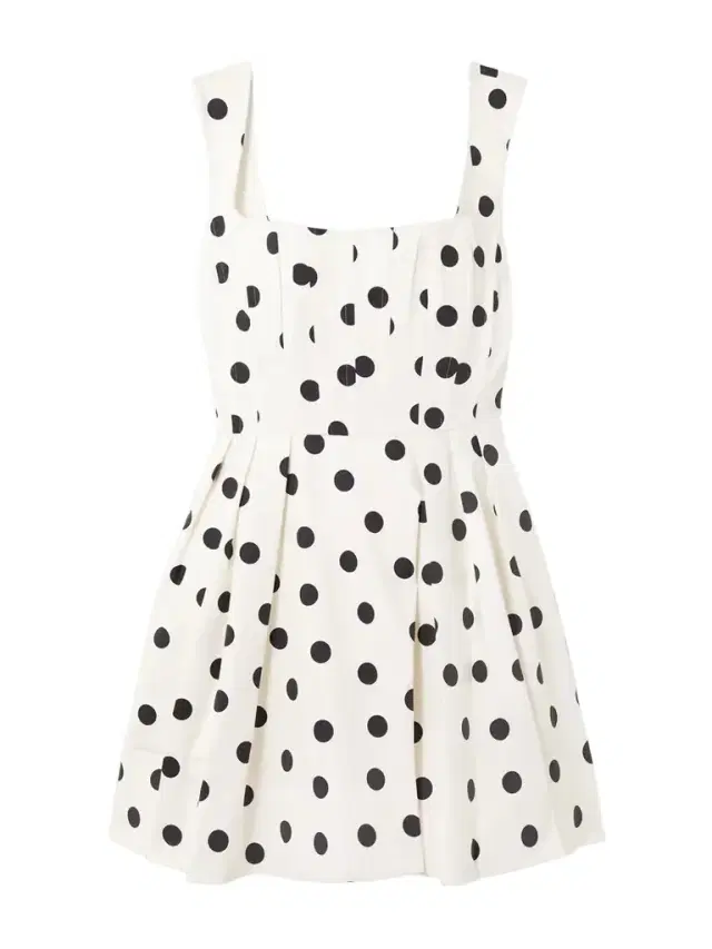 Maisie Pleated Polka-dot Cotton-blend Poplin Mini Dress