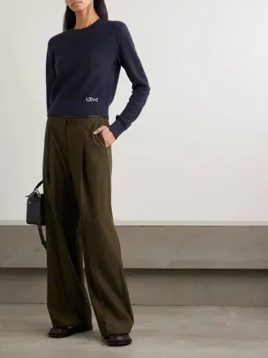 Loewe Embroidered Wool Sweater | Thumbnail 2 Loewe Embroidered Wool Sweater | Thumbnail 2