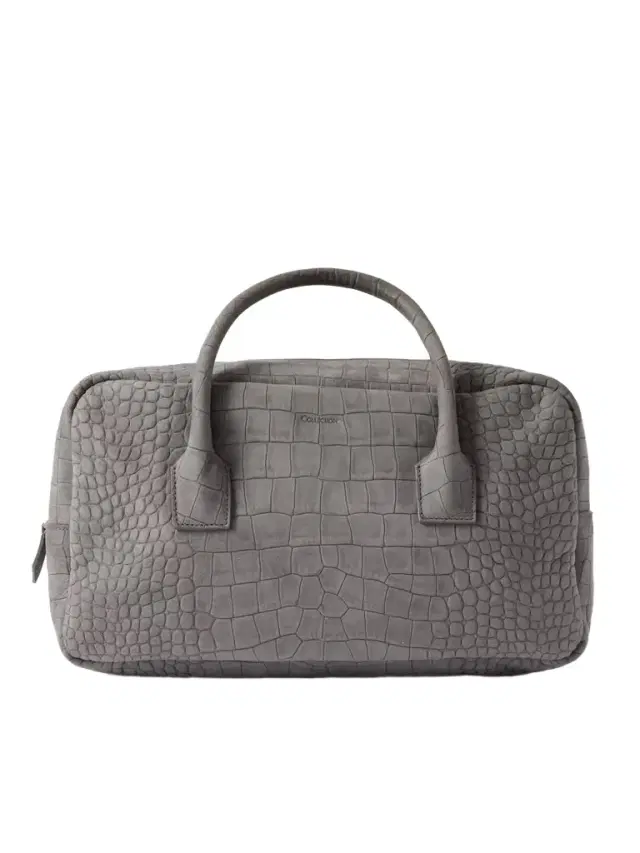 America Duffle Medium Croc-effect Suede Tote