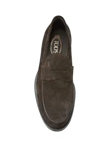 Tod's Men's Suede Penny Loafers | Thumbnail 5 Tod's Men's Suede Penny Loafers | Thumbnail 5