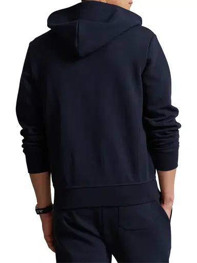 Polo Ralph Lauren Men's Cotton-Blend Zip Hoodie - Aviator Navy | Thumbnail 4 Polo Ralph Lauren Men's Cotton-Blend Zip Hoodie - Aviator Navy | Thumbnail 4