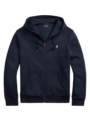 Polo Ralph Lauren Men's Cotton-Blend Zip Hoodie - Aviator Navy | Thumbnail 1 Polo Ralph Lauren Men's Cotton-Blend Zip Hoodie - Aviator Navy | Thumbnail 1