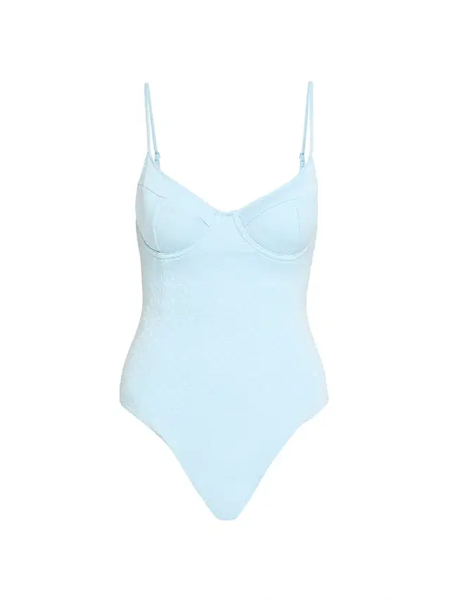 Simkhai Women's Demi Bustier One-Piece Swimsuit - Blue - Size XS