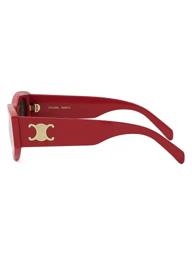 CELINE Women's Triomphe 39MM Cat-Eye Sunglasses - Shiny Red Smoke | Thumbnail 3 CELINE Women's Triomphe 39MM Cat-Eye Sunglasses - Shiny Red Smoke | Thumbnail 3