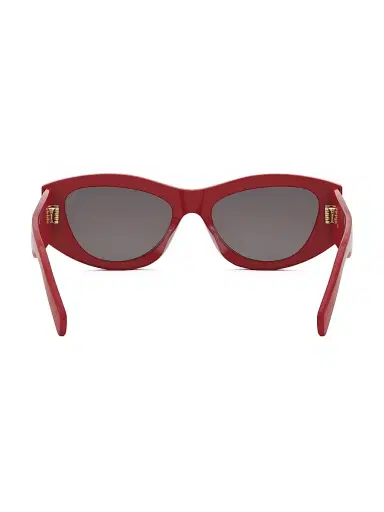 CELINE Women's Triomphe 39MM Cat-Eye Sunglasses - Shiny Red Smoke | Thumbnail 5 CELINE Women's Triomphe 39MM Cat-Eye Sunglasses - Shiny Red Smoke | Thumbnail 5